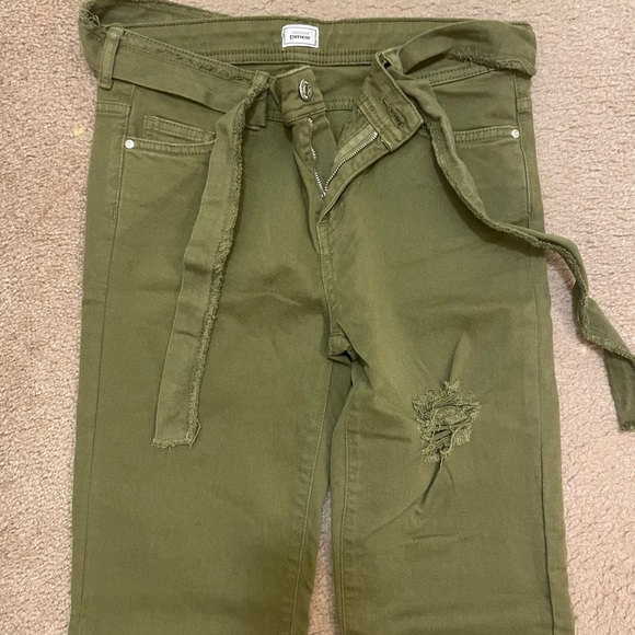 COPY - Khaki Green Pimkie Boyfriend jeans - (Tagged Zara for exposure) - Picture 2 of 4